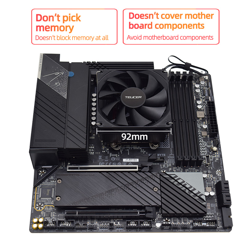 Teucer Height 45mm CPU Cooler  - Cpu Cooler 评论和价格