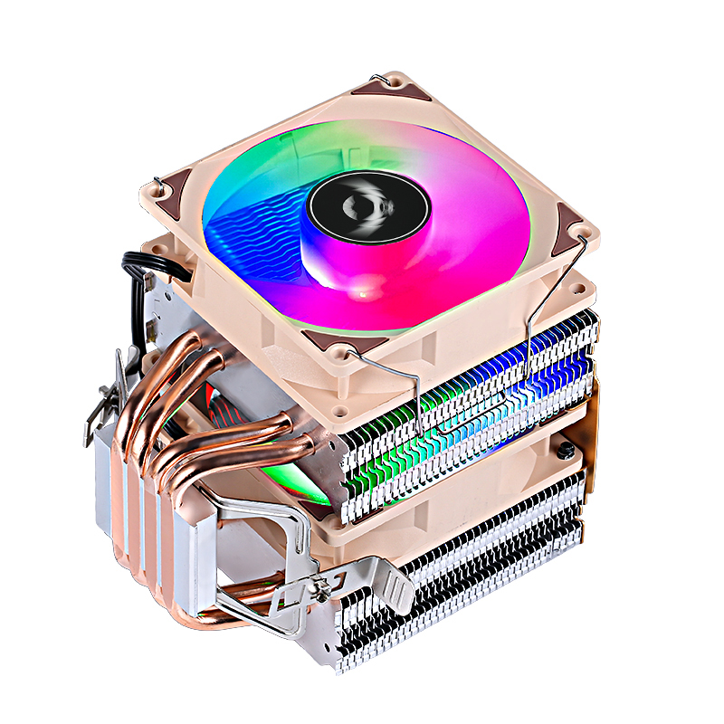 4/6 Heat Pipe CPU Cooler Dual  - Air Cooler Cpu 评论和价格