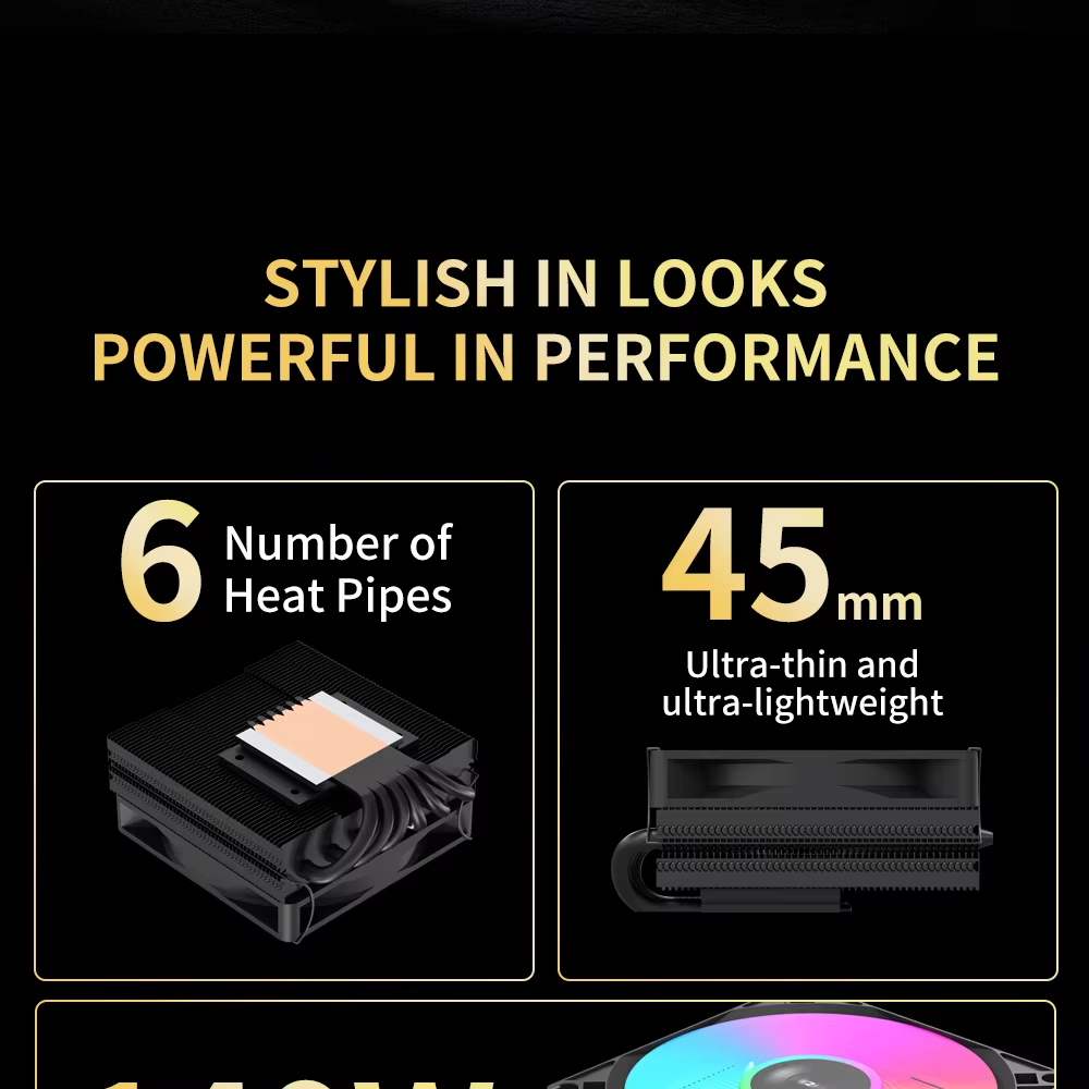 UPSIREN ITX90V6 X45 CPU Air Co - Air Cooler Cpu 评论和价格