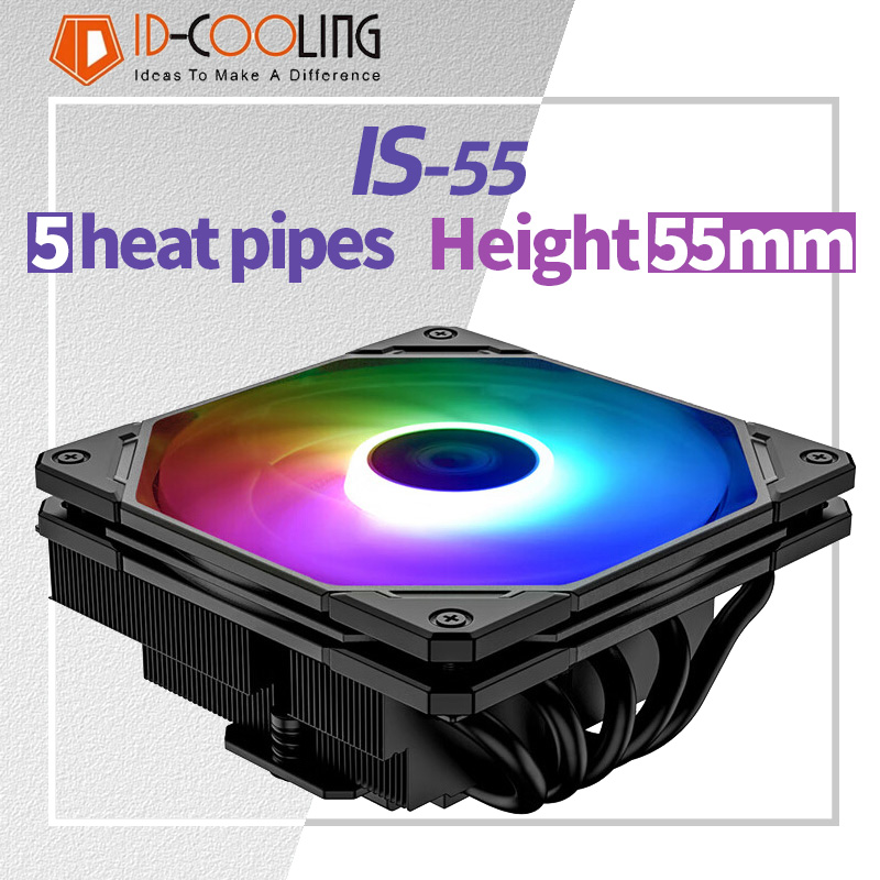 ID-COOLING IS-55 5Heatpipe CPU - Cpu Cooler 评论和价格