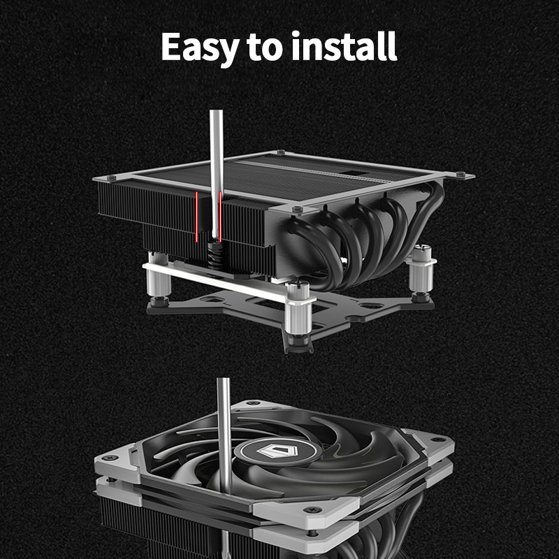 ID-COOLING IS-55 5Heatpipe CPU - Cpu Cooler 评论和价格